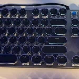 Retro Black Mechanical Keyboard